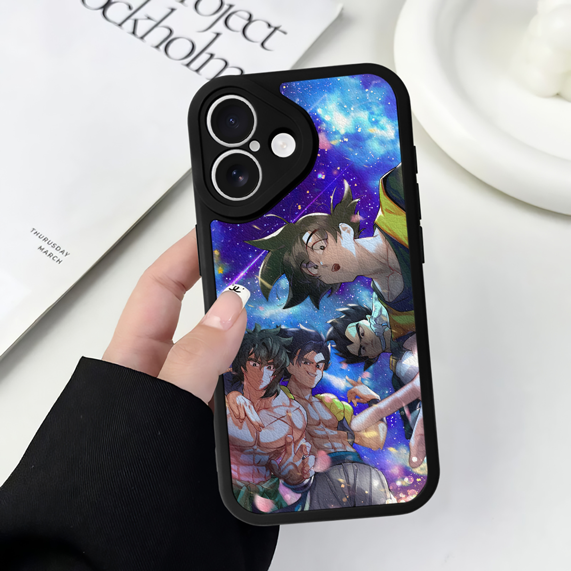 （画像用） ドラゴンボール DRAGON BALL 【iPhone 16シリーズ対応】シリコンスマホケース（レザー調） 材質：シリコン